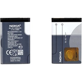 تصویر باتری موبایل Nokia مدل BL-5C ظرفیت 1050mAh (گارانتی 12 ماهه لیندو پلاس) 