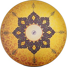 تصویر دف دربندی طرح ترنج 4/4 