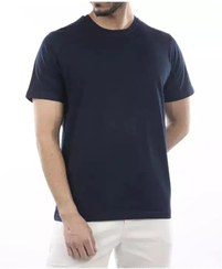 تصویر تی شرت مردانه یقه گرد سرمه ای آر ان اس RNS کد 12021990 