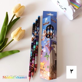 تصویر مدادمشکی ماینکرافت 