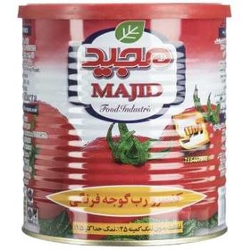 تصویر کنسرو رب گوجه فرنگی مجید مقدار 800 گرم ا Majid Canned Tomato Paste 800gr Majid Canned Tomato Paste 800gr