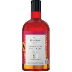 تصویر شامپو بدن تروپیکال دیپ سنس مناسب پوست خشک و معمولی 400 میل Deep Sense Body Wash Tropical Fruits For Dry and Normal Skin 400ml