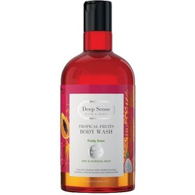 تصویر شامپو بدن تروپیکال دیپ سنس مناسب پوست خشک و معمولی 400 میل Deep Sense Body Wash Tropical Fruits For Dry and Normal Skin 400ml