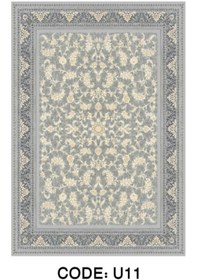 تصویر روفرشی دورکش (کاورفرش) مخمل شانل کد U11 - ۱/۵×۲/۵ U11