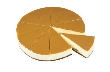 تصویر چیز کیک کارامل 