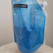 تصویر پودر تونر شارژ توشیبا رنگی آبی 500 گرم 
