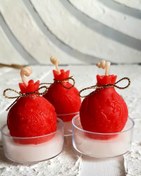 تصویر گیفیت شمع انار - قرمز 