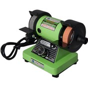 تصویر سنگ سنباده رومیزی سیلور مدل GTP02A10 SILVER GTP02A10 Bench Grinder Green Color