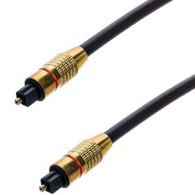 تصویر کابل اپتیکال سر فلزی برند ZICO مدل Gold - 5 متر ZICO Gold Optical Audio Cable