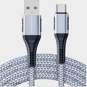 تصویر کابل تایپ سی konfulon dc34 konfulon dc34 type C cable