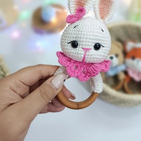 تصویر جغجغه خرگوش Bunny rattle