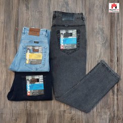 تصویر شلوار لی مردانه رانگلر سایز ۴۶ تا ۴۸ ذغالی 