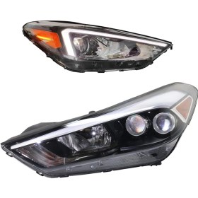 تصویر چراغ جلو توسان 2017 دو لنز- سمت راست (شاگرد) 