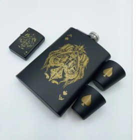 تصویر ست هیپ فلاسک فندک 