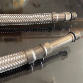 تصویر شلنگ تک پایه مهره 1/2 40cm جفت 