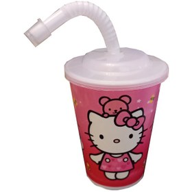 تصویر لیوان نی دار کودک کد K12 