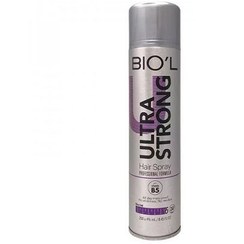 تصویر اسپری نگهدارنده مو فوق العاده قوی بیول مدل Ultra Strong حجم 250 میلی لیتر Biol Ultra Strong Hair Spray 250 ml