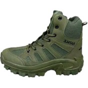 تصویر کفش نیم بوت پوتین سبز کوهستان رافائل ایرانی 