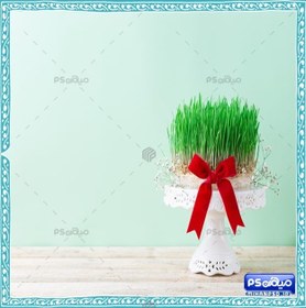 تصویر بک گراند سبزه سال نو 