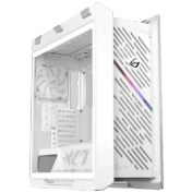 تصویر کیس کامپیوتر ایسوس مدل ROG Strix Helios Mid Tower سفید ASUS ROG Strix Helios Mid Tower White Computer Case