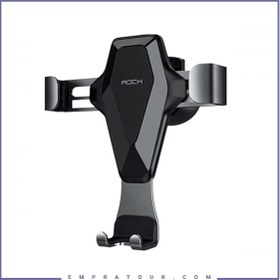 تصویر پایه نگهدارنده گوشی راک ROCK RPH0872 Gravity Air Vent Car Mount SE 