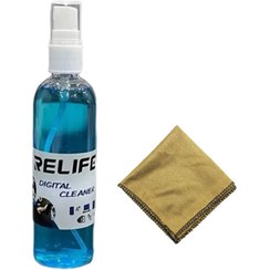 تصویر اسپری تمیز کننده ریلایف مدل 02 به همراه دستمال 