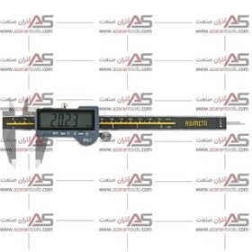 تصویر کولیس دیجیتال استنلس استیل صفحه بزرگ 150-0 دقت 0.01 