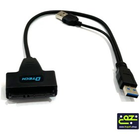 تصویر تبدیل USB3 TO SATA پاوردار برند DTECH 