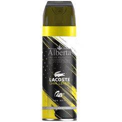 تصویر اسپری بدن مردانه آلبرتا مدل LACOSTE - Challenge حجم 200 میلی لیتر MADE IN IRAN