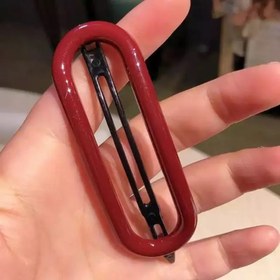 تصویر گیره مو مستطیلی رنگی 