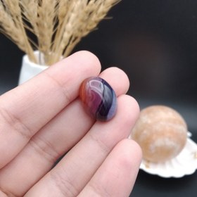 تصویر نگین عقیق سلیمانی اصل معدنی کد 8694 