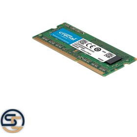 تصویر رم لپ تاپ کروشیال 8 گیگابایت DDR3L با فرکانس 1600 مگاهرتز Crucial RAM 8GB DDR3L 1600 MHz PC3L-12800 CL11 Laptop Memory