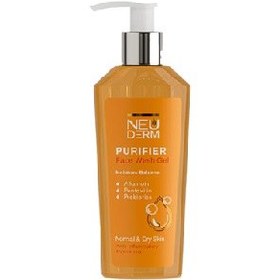 تصویر ژل شستشوی صورت جنتل پیوریفایر پوست نرمال و خشک نئودرم 200 میلی لیتر GENTLE PURIFIER FACE WASH GEL NEUDERM 200ML