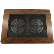 تصویر کول پد لپ تاپ اوورکول مدل N99W با دو فن و تنظیم ارتفاع 