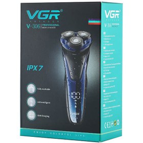تصویر ریش تراش 3تیغ وی جی آر VGR مدل V-306 ا VGR 3Blades Shaving Machine V-306 Model VGR 3Blades Shaving Machine V-306 Model