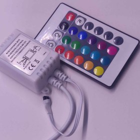 تصویر کنترلر RGB 24key 12V 12A CONTROLLER RGB 12v