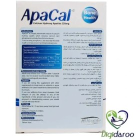 تصویر کپسول Apacal + D3 بسته 30 عددی های هلث ا Hi Health Apacal D3 30Pcs Capsules Hi Health Apacal D3 30Pcs Capsules