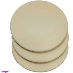 تصویر بشقاب دیوارکوب سفالی قطر ۱۲ سانتی متر بسته ۳ عددی 