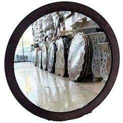 تصویر آینه تک بزرگ گرد 