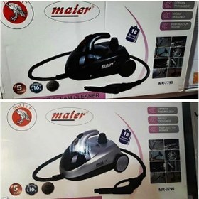 تصویر بخارشوی مایر مدل MR_7790 - مشکی ا HIGH POWER STEAM CLEANER maier MR_7790 2200W HIGH POWER STEAM CLEANER maier MR_7790 2200W