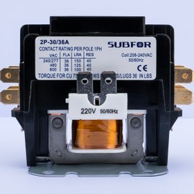 تصویر کنتاکتور 2p -30/36A 