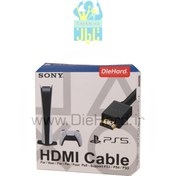 تصویر کابل تصوير – HDMI – SONY PS5 ORIGINAL + پکدار 