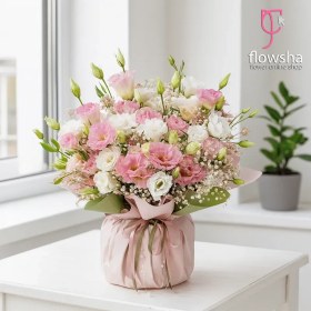 تصویر جار گل لیسیانتوس نایلیا 