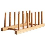 تصویر نگهدارنده بشقاب ایکیا مدل IKEA OSTBIT Plate holder, bamboo