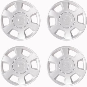 تصویر قالپاق پراید سایز ۱۳ طرح رانا بسته بندی ۴ عددی 