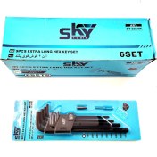 تصویر آچار آلن فوق بلند درجه یک Skyمدل st-2213b 