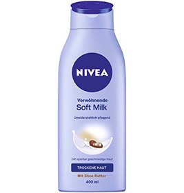 تصویر لوسیون بدن سافت میلک نیوا NIVEA BODY SOFT MILK LOTION FOR DRY