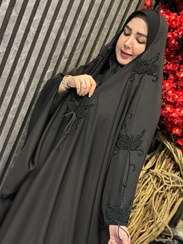 تصویر چادر عربی مدل شاپرک کد ۱۳۰۸ 