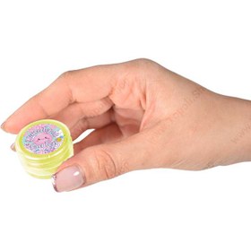 تصویر پودر رنگ متالیک زرد 