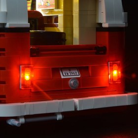 تصویر کیت نور بدون لوگو LED Briksmax BX001 برای وانت کمپر LEGO® Volkswagen T1 10220 